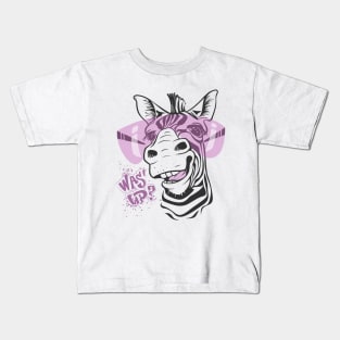 Zebra Was Up? Kids T-Shirt